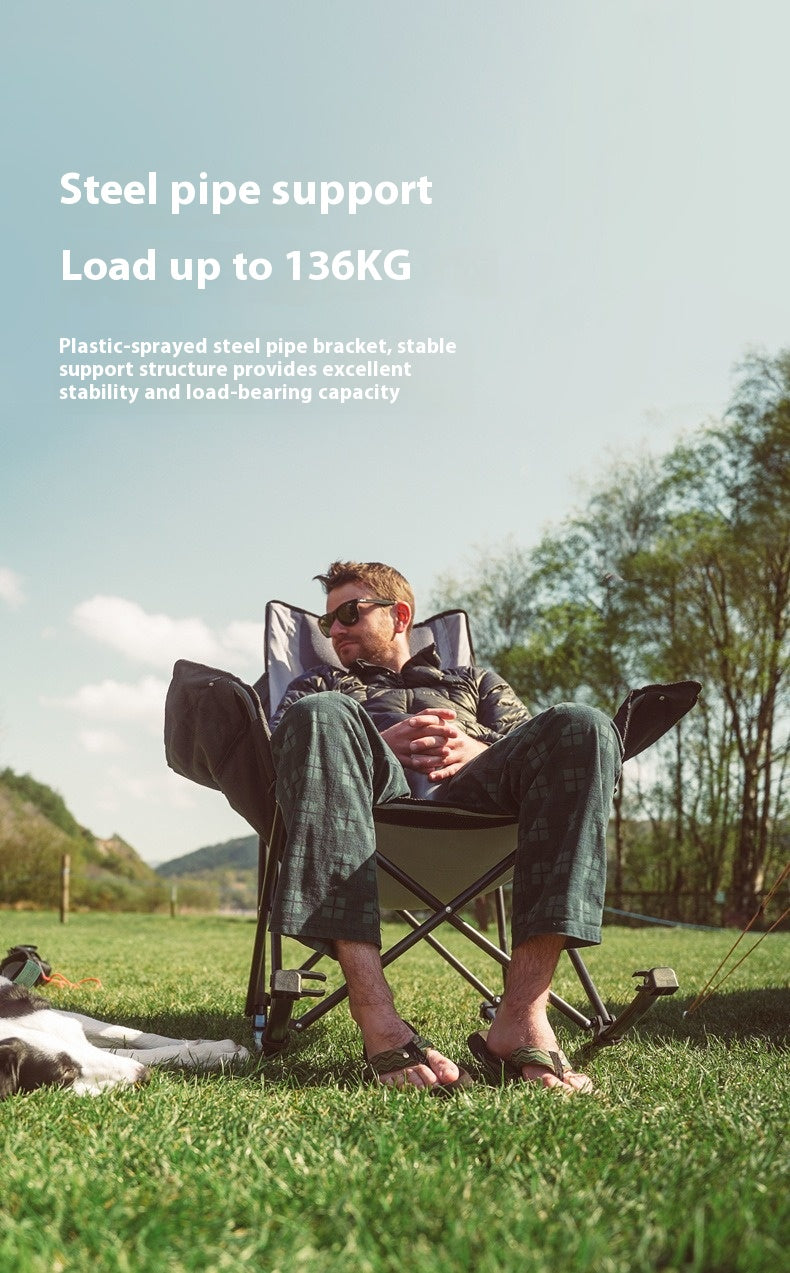 TaleMode Premium Rocking Camping Chair - Foldable Portable Outdoor Rocker with Enhanced Support for Campsite Relaxation