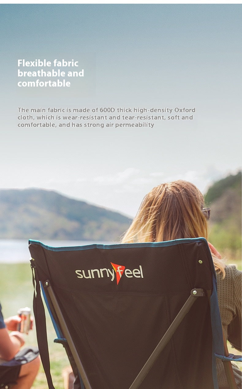 TaleMode Premium Rocking Camping Chair - Foldable Portable Outdoor Rocker with Enhanced Support for Campsite Relaxation