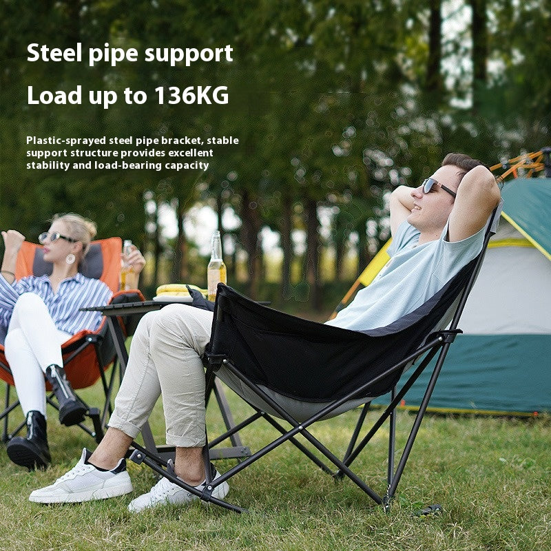 TaleMode Premium Rocking Camping Chair - Foldable Portable Outdoor Rocker with Enhanced Support for Campsite Relaxation